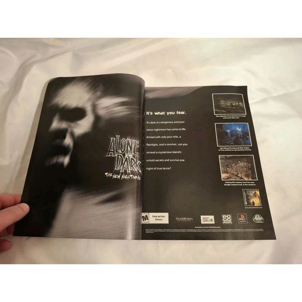 EGM/Electronic Gaming Magazine July 2001 #144 Game Boy Advance Silent Hill 2 Ad